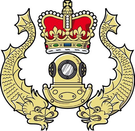 royal navy divers badge.